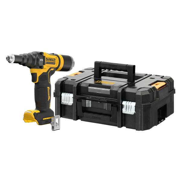 Заклепувальник акумуляторний DeWALT DCF403NT, каркас, кейс TSTAK