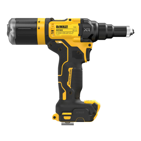 Заклепувальник акумуляторний DeWALT DCF403NT, каркас, кейс TSTAK