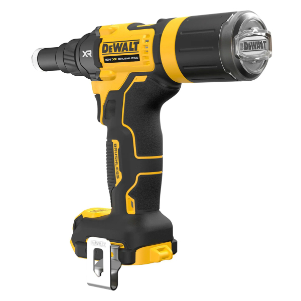 Заклепщик аккумуляторный DeWALT DCF403NT, каркас, кейс TSTAK