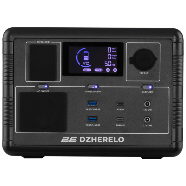 Зарядна станція 2Е Dzherelo PPS06056, 560 Вт/год, 600 Вт