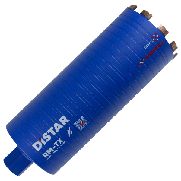 Алмазне свердло Distar DDS-W 132x300 мм 10x1 1/4 UNC RM-TX