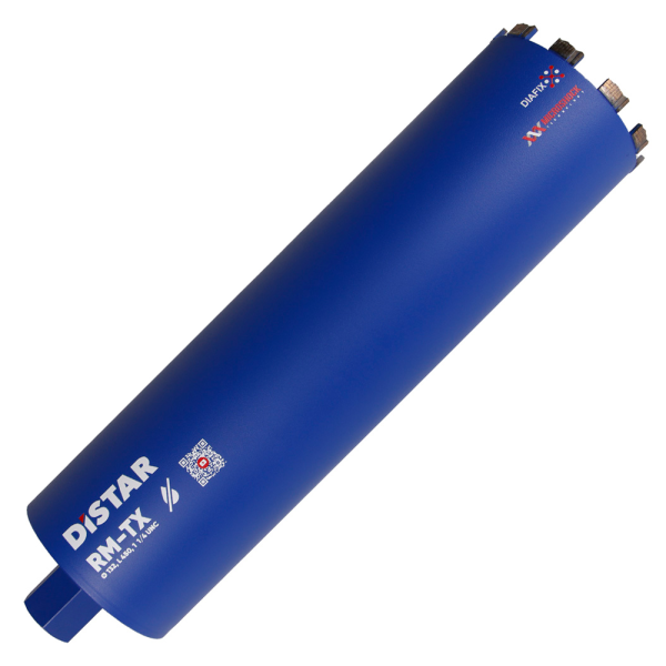 Алмазне свердло Distar DDS-W 132x450 мм 10x1 1/4 UNC RM-TX