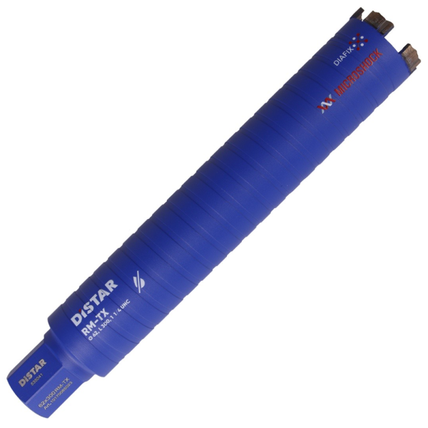 Алмазне свердло Distar DDS-W 062x300 мм 5x1 1/4 UNC RM-TX
