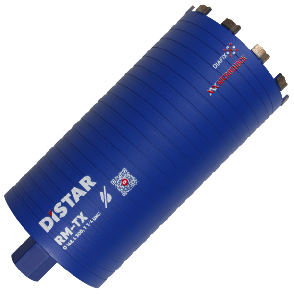 Алмазне свердло Distar DDS-W 162x300 мм 11x1 1/4 UNC DLD 162 RM-TX