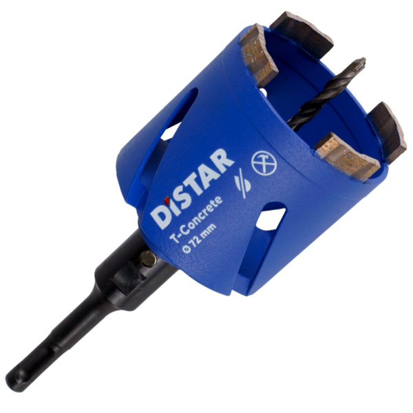 Свердло алмазне Distar DDS-W 72x65xМ16 T-Concrete для SDS+