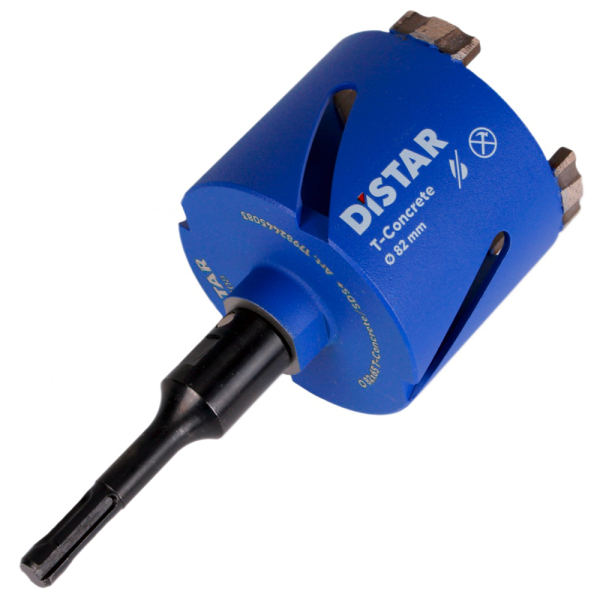 Сверло алмазное Distar DDS-W 82x65xМ16 T-Concrete для SDS+
