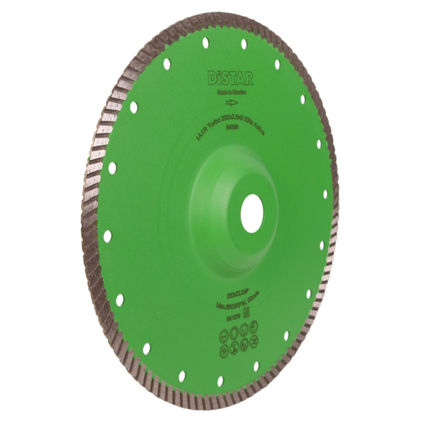 Круг алмазный Distar Turbo 230x22,23 мм Elite Active
