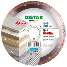 Круг алмазный Distar 1A1R 230x25,4 мм Hard ceramics Advanced