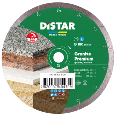 Круг алмазний Distar 1A1R 180x25,4 мм Granite Premium