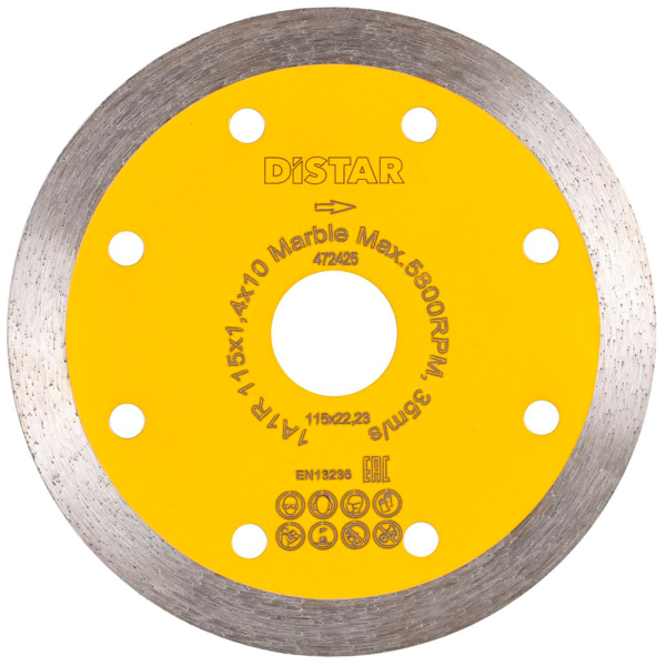 Круг алмазний Distar 1A1R 115x22.23 мм Marble