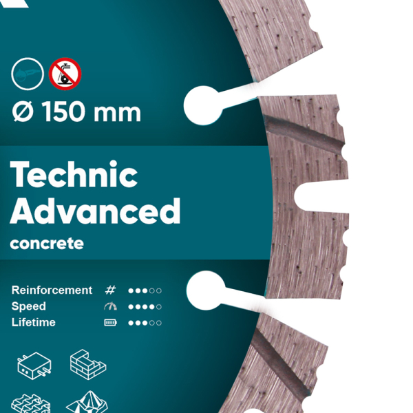 Круг алмазний Distar 1A1RSS 150 мм Technic Advanced