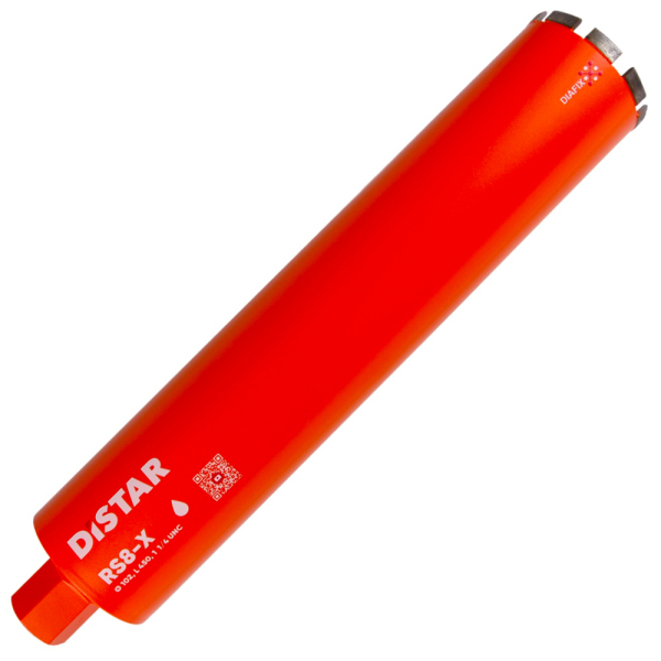 Сверло алмазное Distar DDS-W 112x450 мм 1 1/4 UNC RS8-X