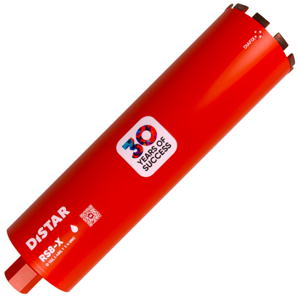 Сверло алмазное Distar DDS-W 132x450 мм 1 1/4 UNC RS8-X