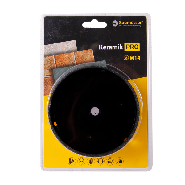 Коронка алмазная Baumesser DDR-V 120x30xM14 Keramik Pro
