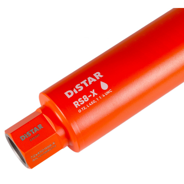 Свердло алмазне Distar DDS-W 072x450 мм 1 1/4 UNC RS8-X