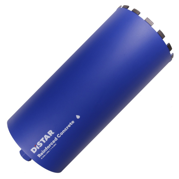 Сверло алмазное Distar DDS-W 225x450 мм 1 1/4 UNC Reinforced concrete