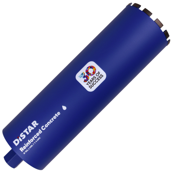 Сверло алмазное Distar DDS-W 152x450 мм 1 1/4 UNC Reinforced concrete