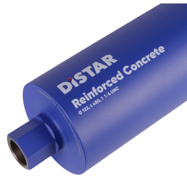 Свердло алмазне Distar DDS-W 122x450 мм 1 1/4 UNC Reinforced concrete