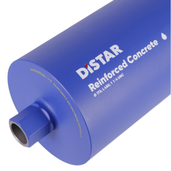 Сверло алмазное Distar DDS-W 172x450 мм 1 1/4 UNC Reinforced concrete