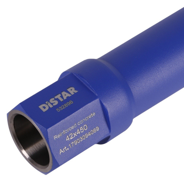 Сверло алмазное Distar DDS-W 42x450 мм 1 1/4 UNC Reinforced concrete