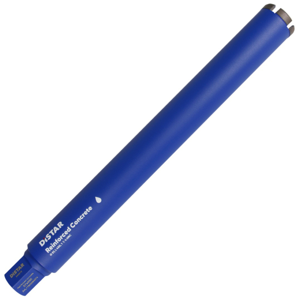 Свердло алмазне Distar DDS-W 57x450 мм 1 1/4 UNC Reinforced concrete