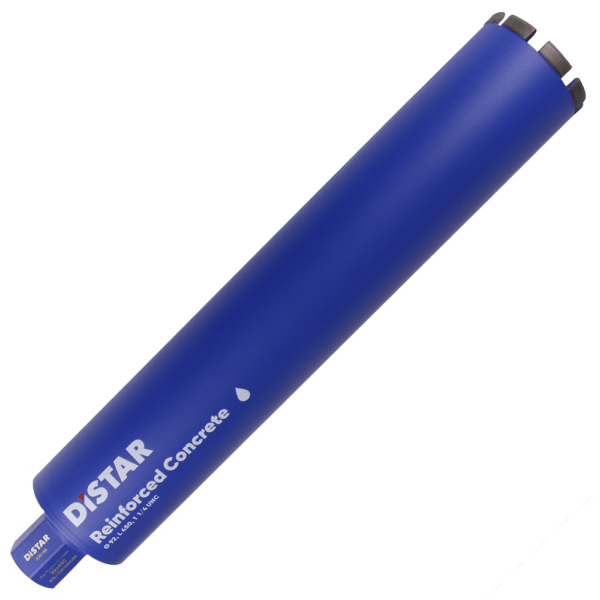 Сверло алмазное Distar DDS-W 92x450 мм 1 1/4 UNC Reinforced concrete