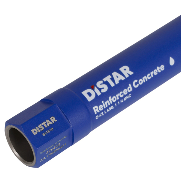 Сверло алмазное Distar DDS-W 47x450 мм 1 1/4 UNC Reinforced concrete