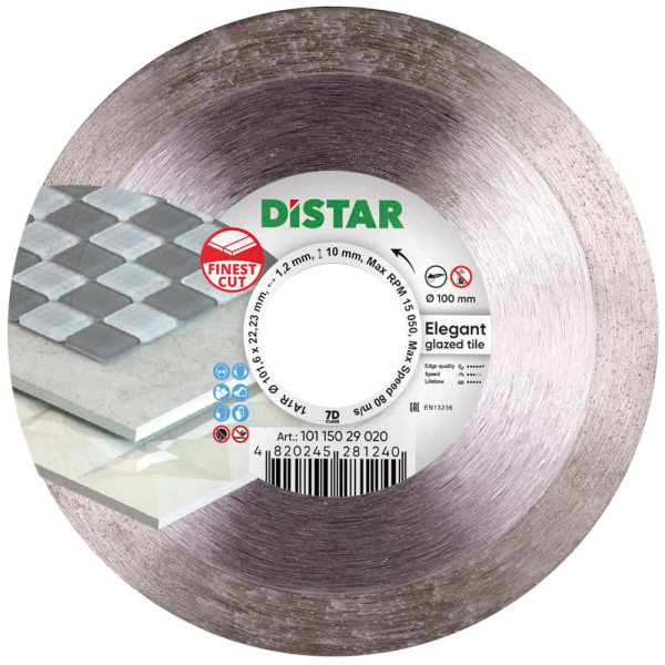 Круг алмазний Distar 1A1R 100 мм Elegant