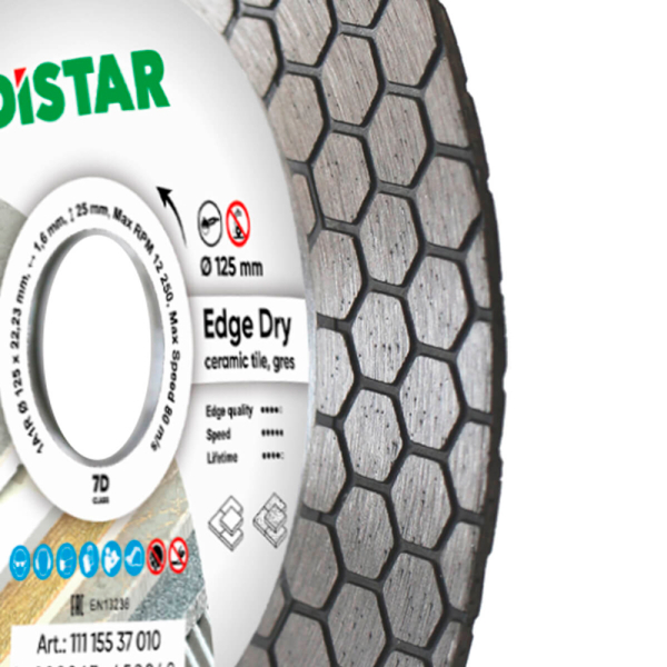 Круг алмазный Distar 1A1R 125 мм Edge Dry