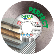 Круг алмазный Distar 1A1R 115x22,23H Perfect