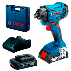 Аккумуляторный винтоверт Bosch GDR 180-LI, 2x2.0 Ah, GAL 18V-40, в кейсе