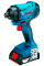Аккумуляторный винтоверт Bosch GDR 180-LI, 2x2.0 Ah, GAL 18V-40, в кейсе