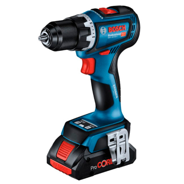 Акумуляторний шуруповерт Bosch Professional GSR 18V-90 C, 2xGBA 18V 5 Ah, з/п GAL 18V-40, в L-BOXX 136