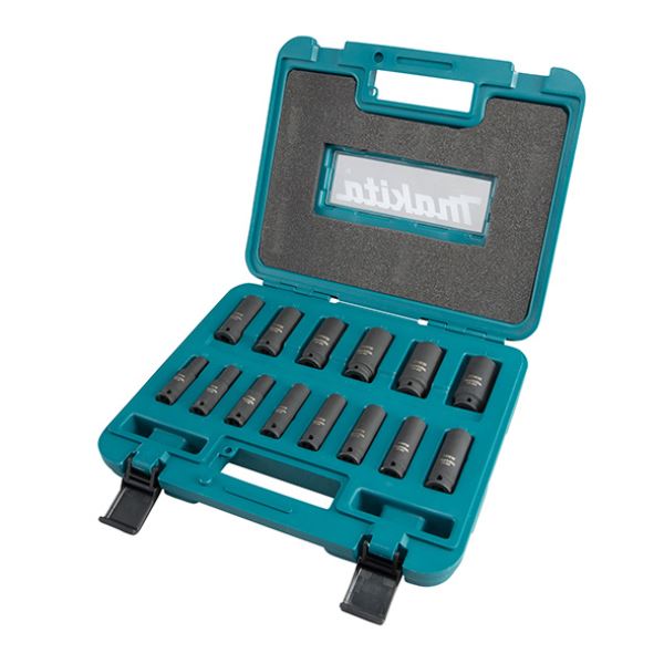 Набор удлиненных ударных головок Cr-Mo 3/8'' Makita B-55550