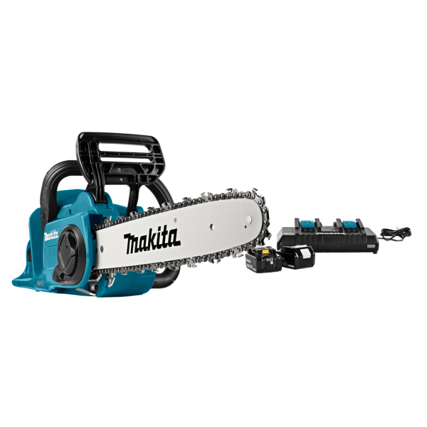 Аккумуляторная цепная пила Makita DUC353PT2, 2×18 V 5.0 Ah, з/у DC18RD