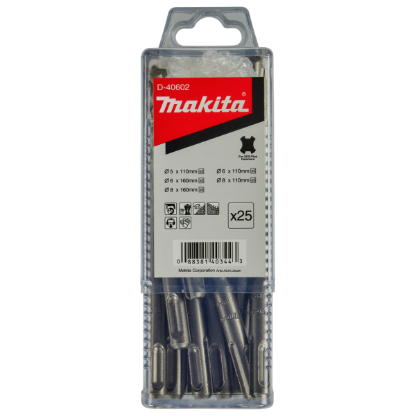 Набір бурів Makita SDS-Plus, 25 шт