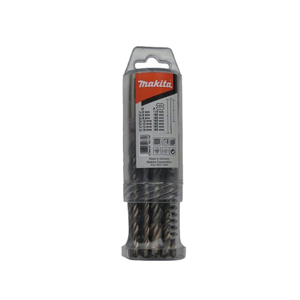 Набор буров Makita для SDS-PLUS V-PLUS, 12 шт