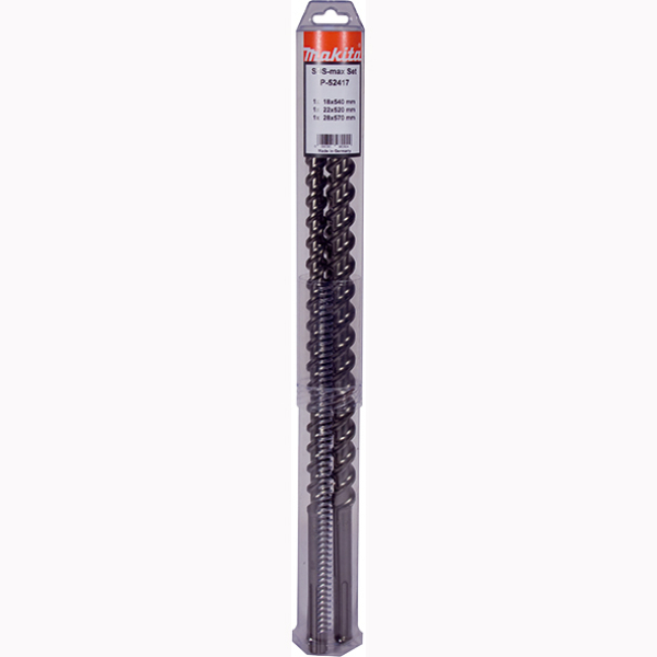 Набор буров Makita SDS-Max, 3 шт