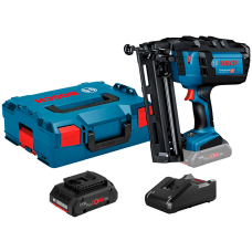 Акумуляторний цвяхозабивач Bosch GNH 18V-64 M Professional, 2хProCORE 18V 4.0Ah, з/п GAL 18V-40, L-BOXX 136