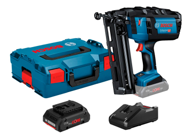 Аккумуляторный гвоздезабиватель Bosch GNH 18V-64 M Professional, 2хProCORE 18V 4.0Ah, з/у GAL 18V-40, L-BOXX 136