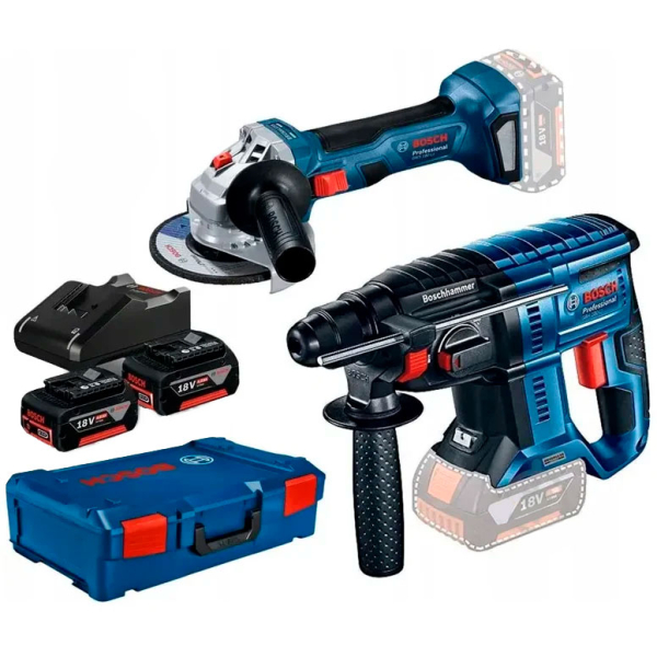 Набір інструментів Bosch Professional GBH 180-LI + GWS 180-LI