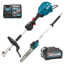 Многофункциональный садовый инструмент Makita XGT 40 V MAX UX01GZ + высоторез 191T38-7 с акб, з/п