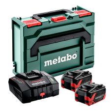 Базовый комплект Metabo LiHDX 18V 2x8.0 Ah, ASC 290, кейс MetaBox 145