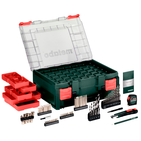 Акумуляторний шуруповерт Metabo BS 18 L Set, 2x2.0 Ah, з/п SC 30, кейс + приладдя