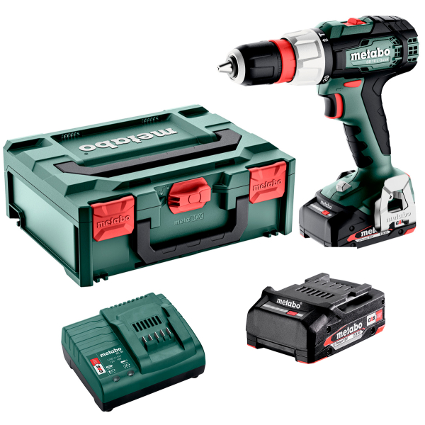 Акумуляторний ударний шуруповерт Metabo SB 18 L Quick, 2x2.0Ah, з/п SC 30, в metaBOX 145