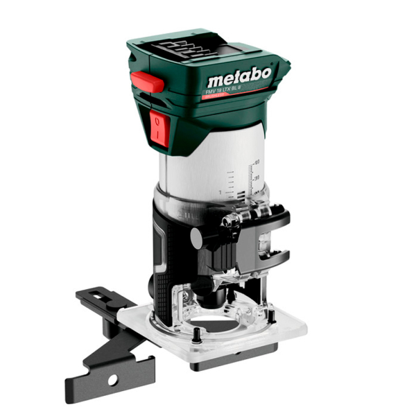 Акумуляторний фрезер для обробки крайок Metabo FMV 18 LTX BL 8, каркас, в metaBOX 145 L