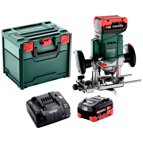 Акумуляторний фрезер Metabo OFV 18 LTX BL 12, 2x5.5Ah, з/п ASC 145, в metaBOX 340