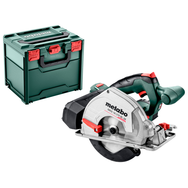 Аккумуляторная ручная дисковая пила Metabo MKS 18 LTX BL 58, каркас, в metaBOX 340