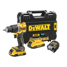 Акумуляторний шуруповерт 100 Years DeWalt, 2x18V XR 2.0Ah, з/п, кейс TSTAK