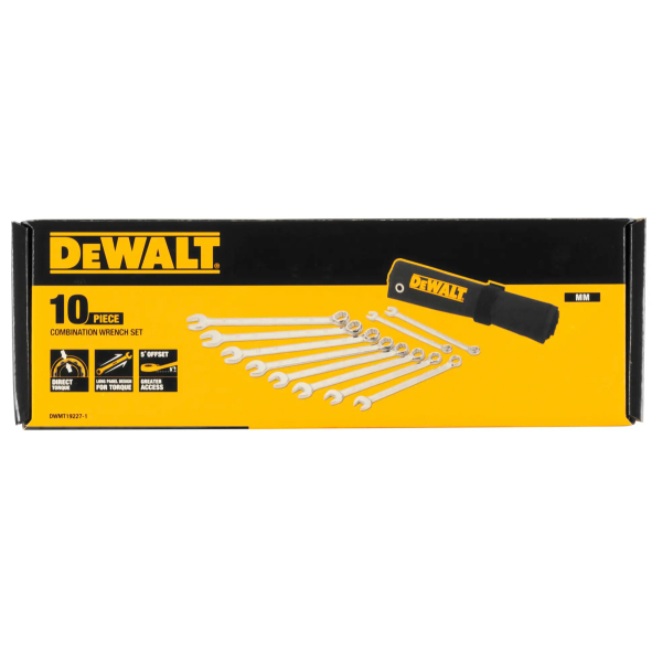 Набір ключів комбінованих DeWalt, 10 шт